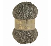 WoolCraft Shetland Heather Aran Knitting & Crochet Yarn, Great Value Yarn Available in 15 Tweed Effect Aran Colours, 75% Acrylic & 25% Wool, 200 Metres, 100g Balls, Single Ball, Venetian