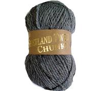 Woolcraft Shetland Tweed Chunky Sewing Knitting Crochet Craft Wool Yarn Ball (Norfolk/Grey)
