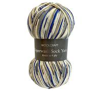 Woolcraft Superwash Sock 4 ply Knitting Wool Yarn 100g - 2102