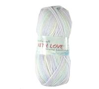 WoolCraft with Love DK Knitting & Crochet Yarn is a Soft, Self-Patterning Yarn. Available in a Selection of Variegated Colours, 100% Acrylic, 300 Metres, 100g Balls, Pack of 5, Ocean