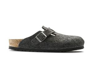 Woolen clogs Birkenstock Boston Gris 39 Étroit