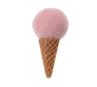 Woolen Newborn Ice Cream Shape Stuffed Baby Photography Props Photo Shot 6x3cm Ice Cream Shpe Felt Ball Bath Grooming Kit Essentials Thermometer Healthcare Grooming Set Thermometer Nail