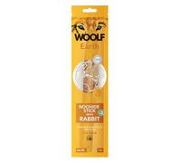 WOOLF Earth NOOHIDE Stick with Rabbit - Complementary Snacks for Dogs. Dog Treats with Grain-Free, Natural Ingredients and High Meat Content. Gelatine-Based, Highly Digestible (Size XL - 85g, 1 piece)