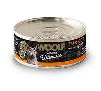 WOOLF Wildcat Ultimate Canned Complete Cat Food - High Protein & Moisture-Rich Pâté, Balance Nutrition, Supports Healthy Growth and Brain Development, Easy Digestion, Suitable for Adult Cats (Turkey)