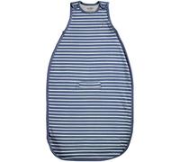 Woolino Ultimate 4 Season Baby Sleeping Bag - Merino Wool Baby Sleep Sack, Organic Cotton Outer, Temperature Regulating Year Round Wearable Blanket, Adjustable Universal Size 2-24 Months - Navy Blue