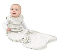 Woolino Ultimate 4 Season Baby Sleeping Bag - Merino Wool Baby Sleep Sack, Organic Cotton Outer, Temperature Regulating Year Round Wearable Blanket, Adjustable Universal Size 2-24 Months - Gray
