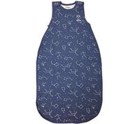 Woolino Ultimate 4 Season Baby Sleeping Bag - Merino Wool Baby Sleep Sack, Organic Cotton Outer, Temperature Regulating Year Round Wearable Blanket, Adjustable Universal Size 2-24 Months - Night Sky