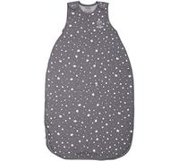 Woolino Ultimate 4 Season Baby Sleeping Bag - Merino Wool Baby Sleep Sack, Organic Cotton Outer, Temperature Regulating Year Round Wearable Blanket, Adjustable Universal Size 2-24 Months - Star Gray