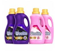 Woolite Laundry Detergent Liquid | Hand & Machine Wash, 48 Washes | Pack of 4x 750ml (2x for Delicates & 2x for Dark Fabrics & Denim)