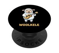 Woolkele Sheep Ukulele Music PopSockets Adhesive PopGrip