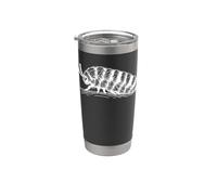 Woolly Bear Line Art Insect Lover Stainless Steel Insulated Tumbler