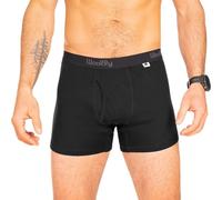 Woolly Clothing Co. Men's Merino Wool Boxer Brief Large Black
