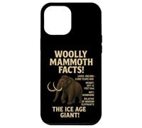 Woolly Mammoth Facts | Educational Prehistoric Ice Age Case for iPhone 12 Pro Max