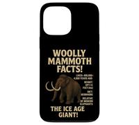 Woolly Mammoth Facts | Educational Prehistoric Ice Age Case for iPhone 13 Pro Max