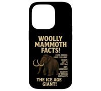 Woolly Mammoth Facts | Educational Prehistoric Ice Age Case for iPhone 14 Pro