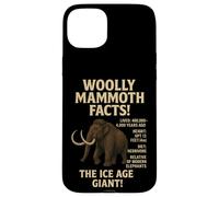 Woolly Mammoth Facts | Educational Prehistoric Ice Age Case for iPhone 15 Plus