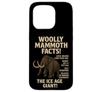 Woolly Mammoth Facts | Educational Prehistoric Ice Age Case for iPhone 15 Pro