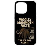 Woolly Mammoth Facts | Educational Prehistoric Ice Age Case for iPhone 15 Pro Max