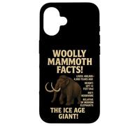 Woolly Mammoth Facts | Educational Prehistoric Ice Age Case for iPhone 16