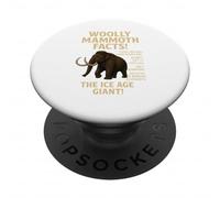 Woolly Mammoth Facts | Educational Prehistoric Ice Age PopSockets Adhesive PopGrip