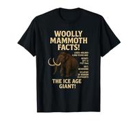Woolly Mammoth Facts | Educational Prehistoric Ice Age T-Shirt