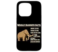Woolly Mammoth Facts Prehistoric Animal Info Case for iPhone 15 Pro