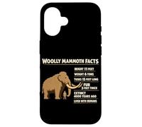Woolly Mammoth Facts Prehistoric Animal Info Case for iPhone 16