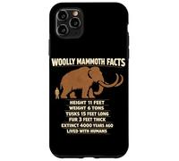 Woolly Mammoth Facts Prehistoric Ice Age Science Case for iPhone 11 Pro Max