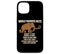 Woolly Mammoth Facts Prehistoric Ice Age Science Case for iPhone 13