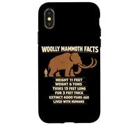 Woolly Mammoth Facts Prehistoric Ice Age Science Case for iPhone X/XS