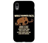 Woolly Mammoth Facts Prehistoric Ice Age Science Case for iPhone XR