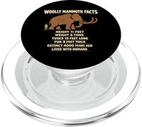 Woolly Mammoth Facts Prehistoric Ice Age Science PopSockets PopGrip for MagSafe
