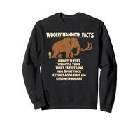 Woolly Mammoth Facts Prehistoric Ice Age Science Sweatshirt