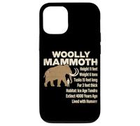 Woolly Mammoth Height 11 Feet Weight 6 Tons Facts Case for iPhone 12/12 Pro
