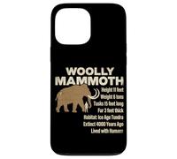 Woolly Mammoth Height 11 Feet Weight 6 Tons Facts Case for iPhone 13 Pro Max