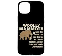 Woolly Mammoth Height 11 Feet Weight 6 Tons Facts Case for iPhone 15 Plus
