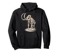 Woolly Mammoth Skeleton Ice Age Fossil Pullover Hoodie