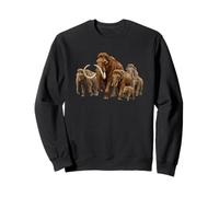Woolly Mammoths Group Mammuthus Primigenius Mammoth Sweatshirt