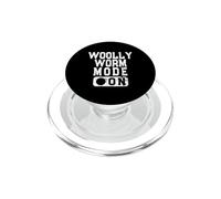 Woolly Worm Mode On - Woolly Bear Caterpillar Lover PopSockets PopGrip for MagSafe