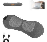 Woollyhug Triple Fusion Back Massager, 3 in 1 Back Therapy Massager Device, Triple Fusion Lower Back Massagers with Traction Lifting, Vibration&Heat, 135°Golden Curvature, Portable & Quiet (A)