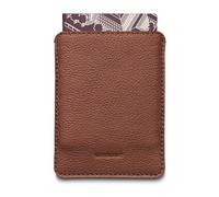 Woolnut Full-Grain Leather Sleeve, Case, Cover for Passport - Cognac