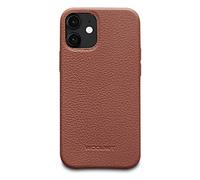 Woolnut Leather Case Cover for iPhone 12 mini - Cognac Brown