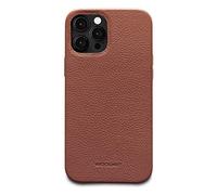 Woolnut Leather Case Cover for iPhone 12 Pro Max - Cognac Brown