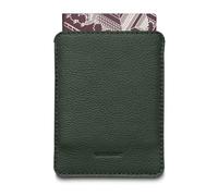 Woolnut Leather Sleeve for Passport (Green)