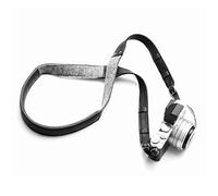 Woolnut Leather & Wool Camera Strap, Neck Shoulder Harness, Adjustable Length - Black