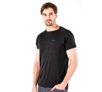 Woolona Men's Berg' 100% Merino 195gsm Crew Neck Short Sleeve Base Layer Top in Black | Size: Large Woolona Black L