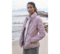 WoolOvers Women's Orkney Puffer Jacket in Lilac | Size: 16 WoolOvers Lilac 16