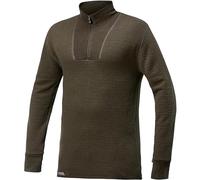 Woolpower 200 Turtleneck Long Sleeve Zip Shirt Men Underwear Pine Green