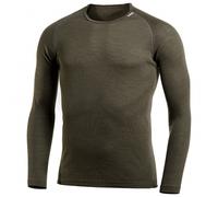 Woolpower - Lite Crewneck - Merino base layer size XS, olive/brown