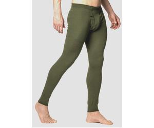Woolpower Long John With Fly Ullfrotté Green